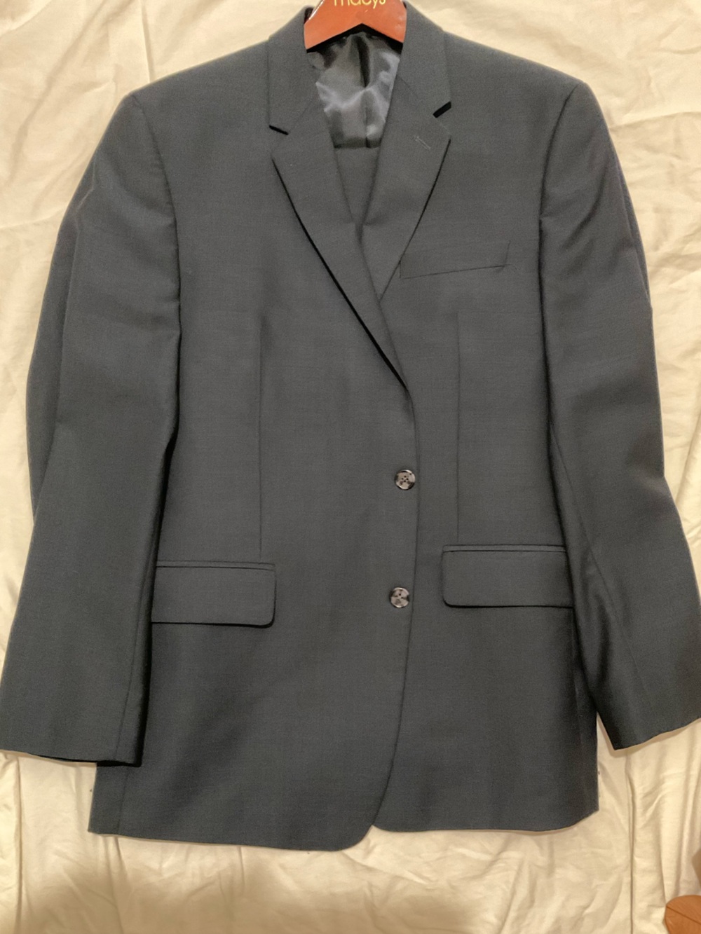 Navy Alfani Men’s Suit 42R 34X32